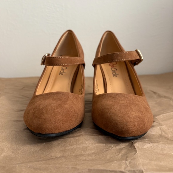 3 pairs shoes: Nine West & K Scott peep toe, Red Circle almond toe pump size 8.5 - Picture 4 of 15